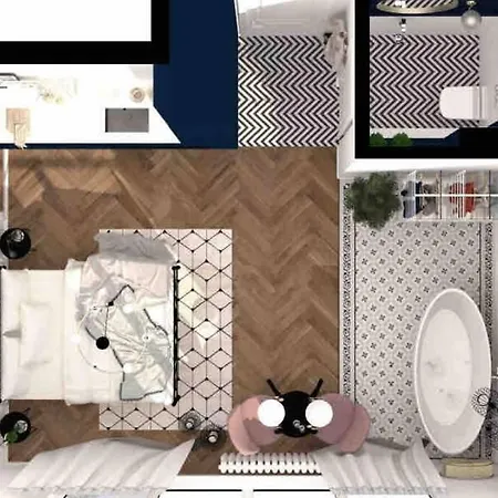 Stylowy Z Wanna Okolice Starego Miasta 公寓 华沙